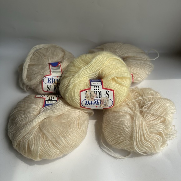 Riviera St Remy Other - Riviera‎ St Remy Acrylic / Kid Mohair Yarn Lot Of 5 Germany